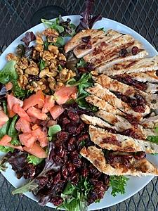 Cranberry Walnut Chicken Salad