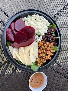 Baby Arugula with Roasted Red Beet Salad